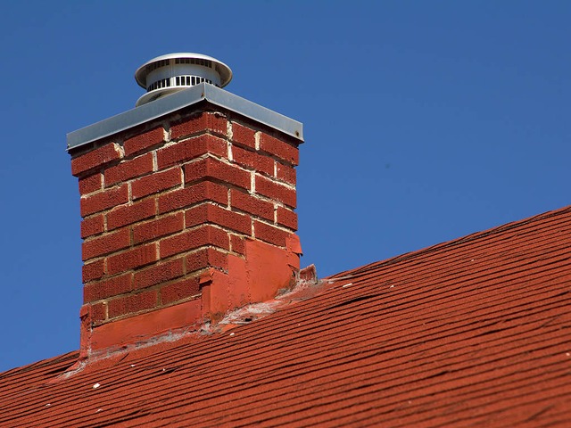 Inspect flashing around your fireplace chimney
